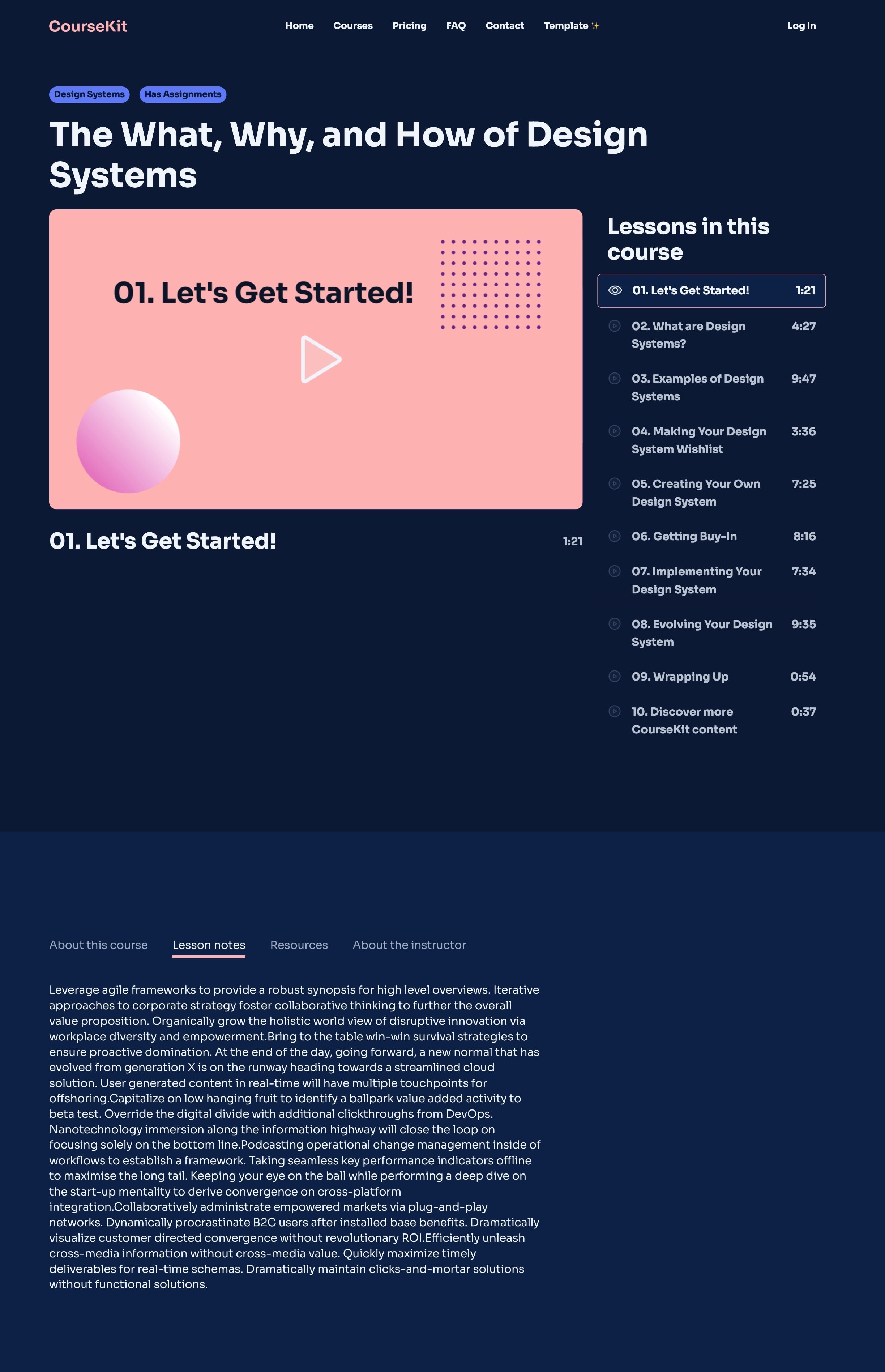 CourseKit Screenshot