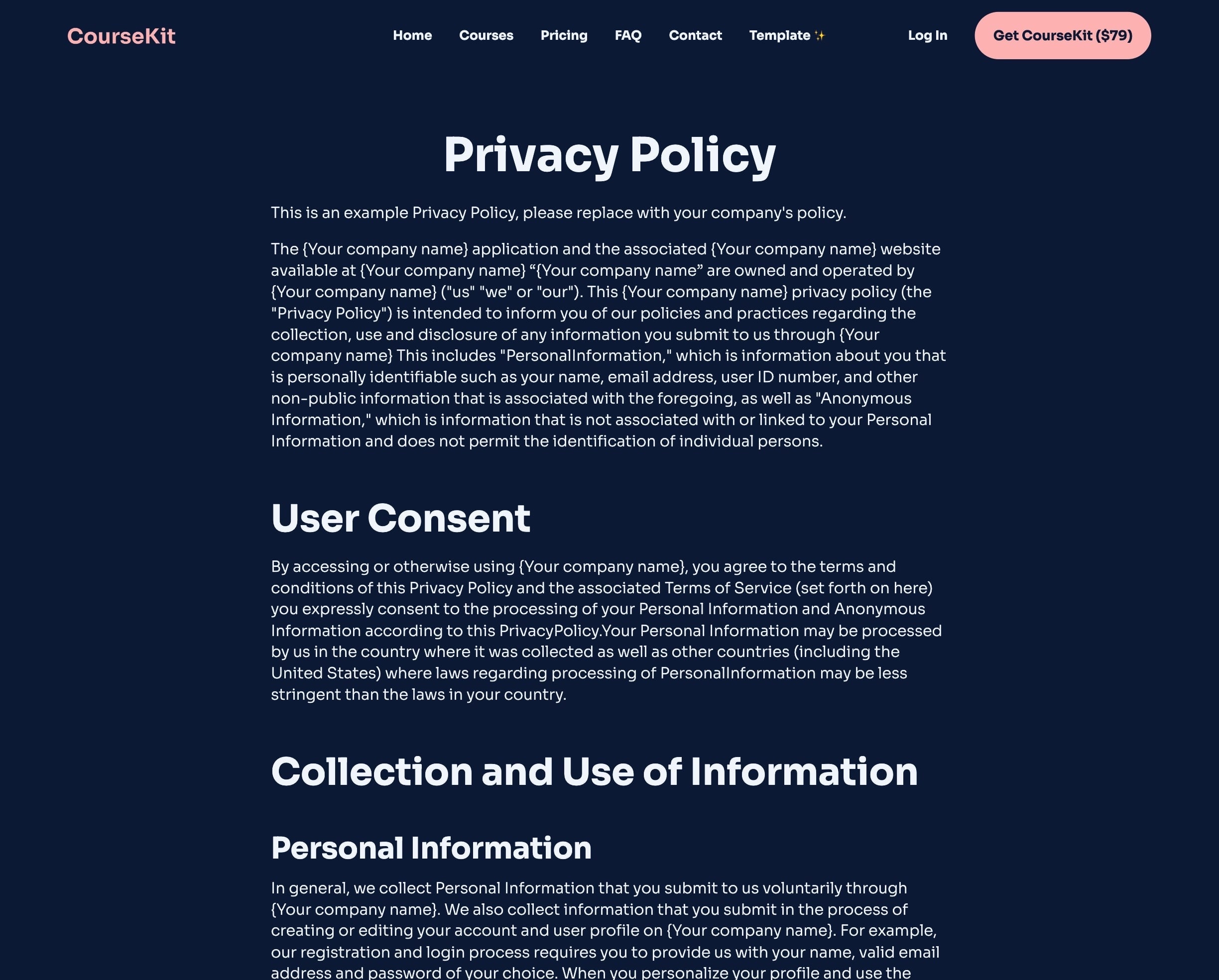 CourseKit Screenshot