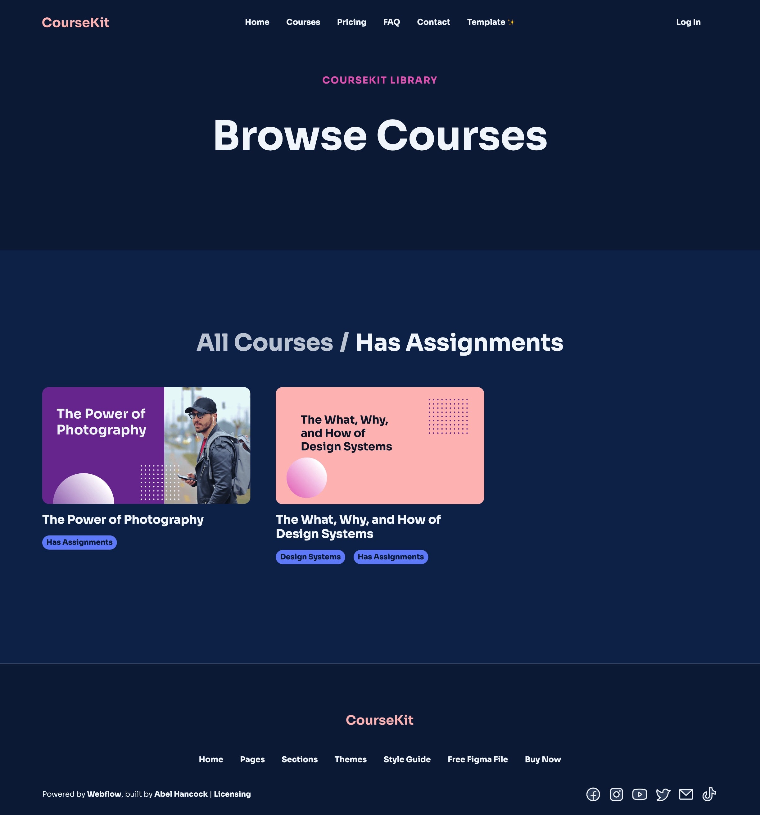 CourseKit Screenshot