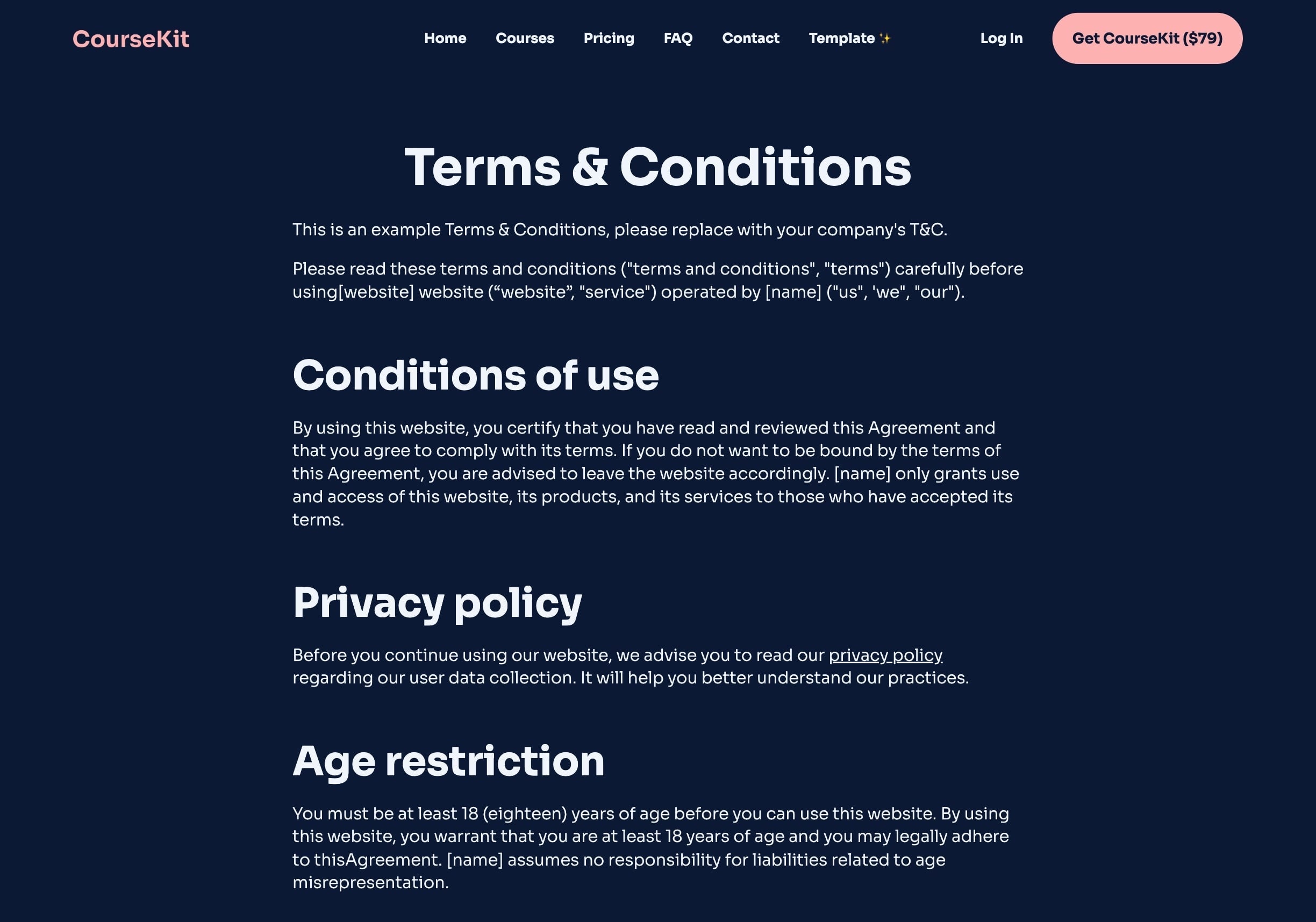 CourseKit Screenshot